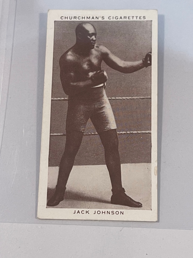 1938 Churchman's Cigarettes Jack Johnson